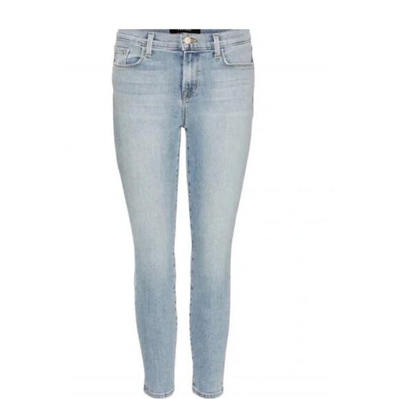 J brand Capri Light Wash Beach Line Ankle Cropped Skinny Jean - 24 - Picture 1 of 7